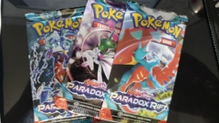 pokemon: paradox rift in store 3 packs